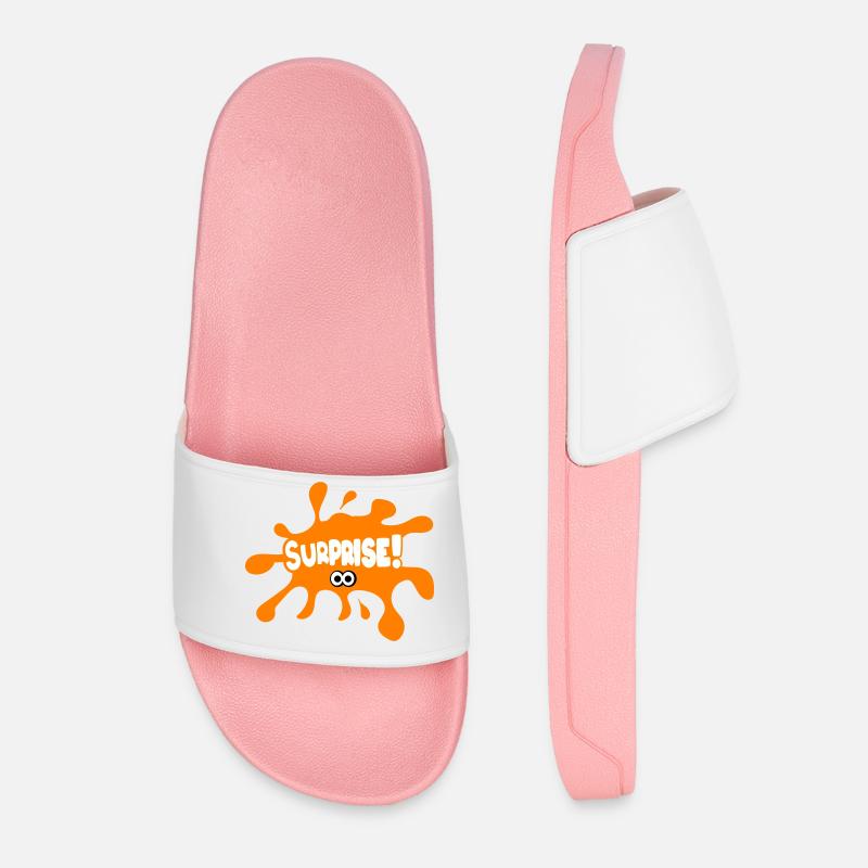 Surprise! - Women’s Pool Sliders - light pink