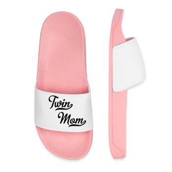 Twin Mom - Women’s Pool Sliders - light pink - Front