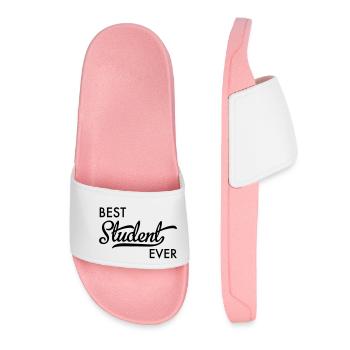college student - Women’s Pool Sliders - light pink - Front