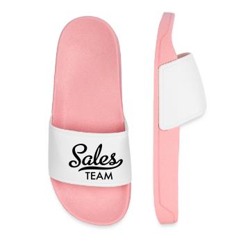 Équipe de vente - Claquettes Femme - rose clair - Devant