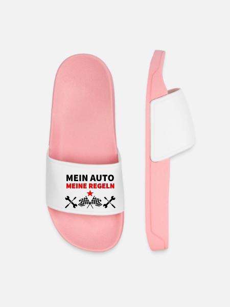 Auto - Frauen Badelatschen - Hellrosa