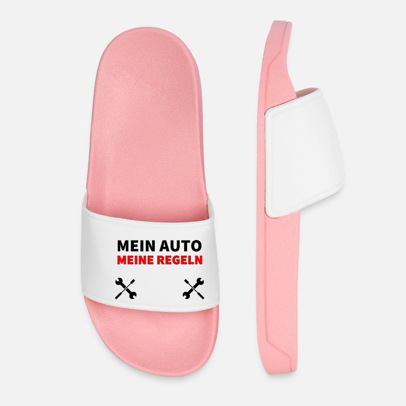 Auto - Frauen Badelatschen - Hellrosa