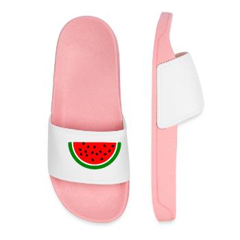 Wassermelone Melone - Frauen Badelatschen - Hellrosa - Vorne