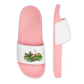 Cigogne - Claquettes Femme - rose clair - Devant