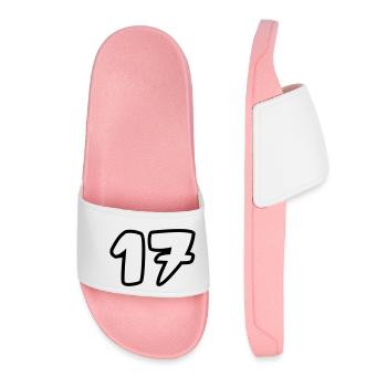 17 - Women’s Pool Sliders - light pink - Front