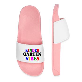 kindergarten vibes - Women’s Pool Sliders - light pink - Front