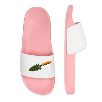 Shovel Trowel Treasure Hunt Garden - Women’s Pool Sliders - light pink - Front