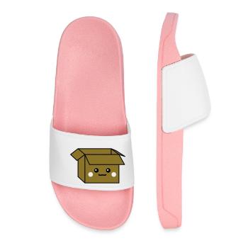 Cute Carton - Women’s Pool Sliders - light pink - Front