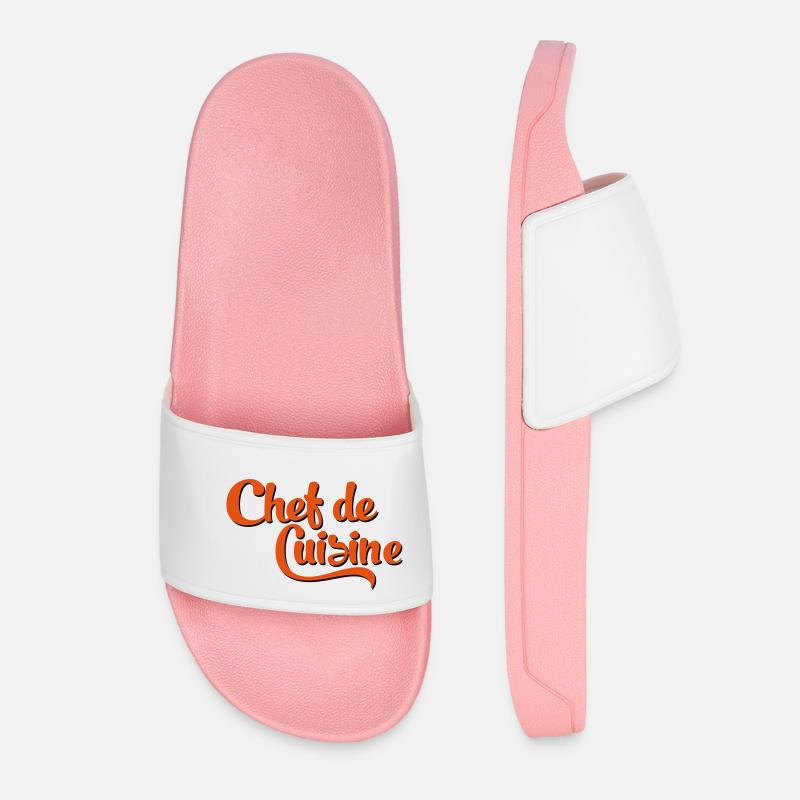 chef - Women’s Pool Sliders - light pink