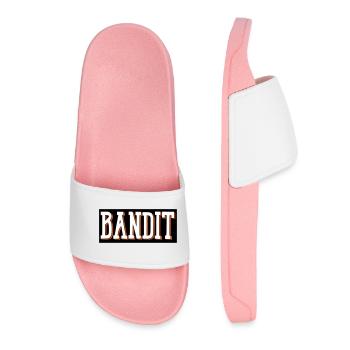 bandit voleur ganowe - Claquettes Femme - rose clair - Devant