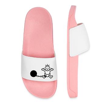 captured_baby - Women’s Pool Sliders - light pink - Front