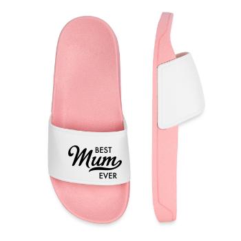 best mum ever - Frauen Badelatschen - Hellrosa - Vorne