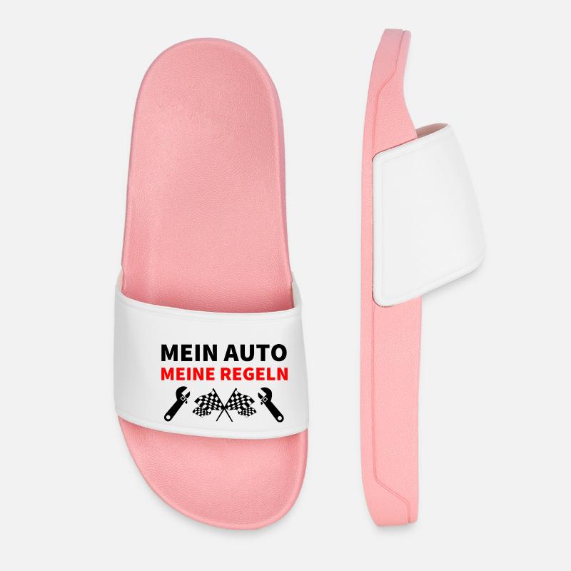 Auto - Frauen Badelatschen - Hellrosa