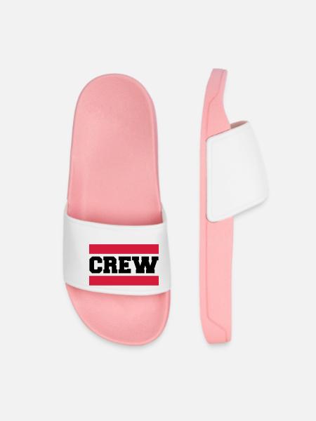 Crew - Claquettes Femme - rose clair