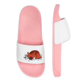Hund Labrador Retriever Hunde Schäferhund Gärtner - Women’s Pool Sliders - light pink - Front
