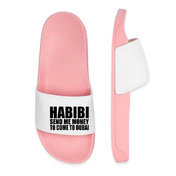 habibi come to dubai - Women’s Pool Sliders - light pink - Front