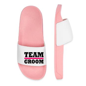 Team groom - Claquettes Femme - rose clair - Devant