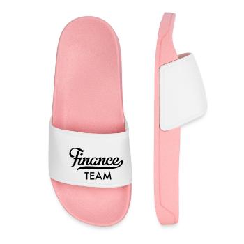 Finance Team - Women’s Pool Sliders - light pink - Front