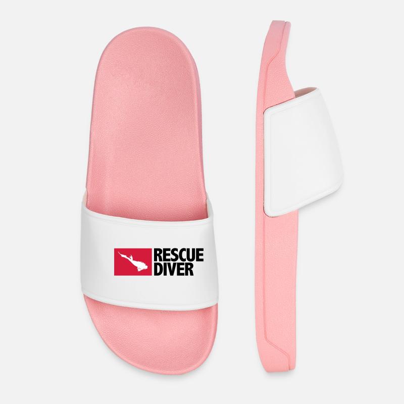 Rescue Diver - Frauen Badelatschen - Hellrosa
