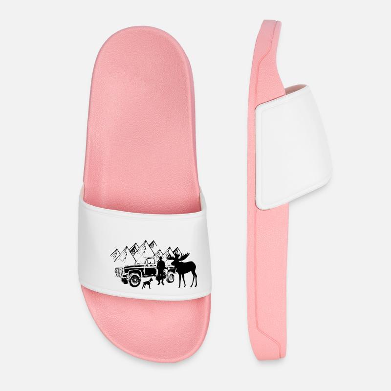 Car - Women’s Pool Sliders - light pink