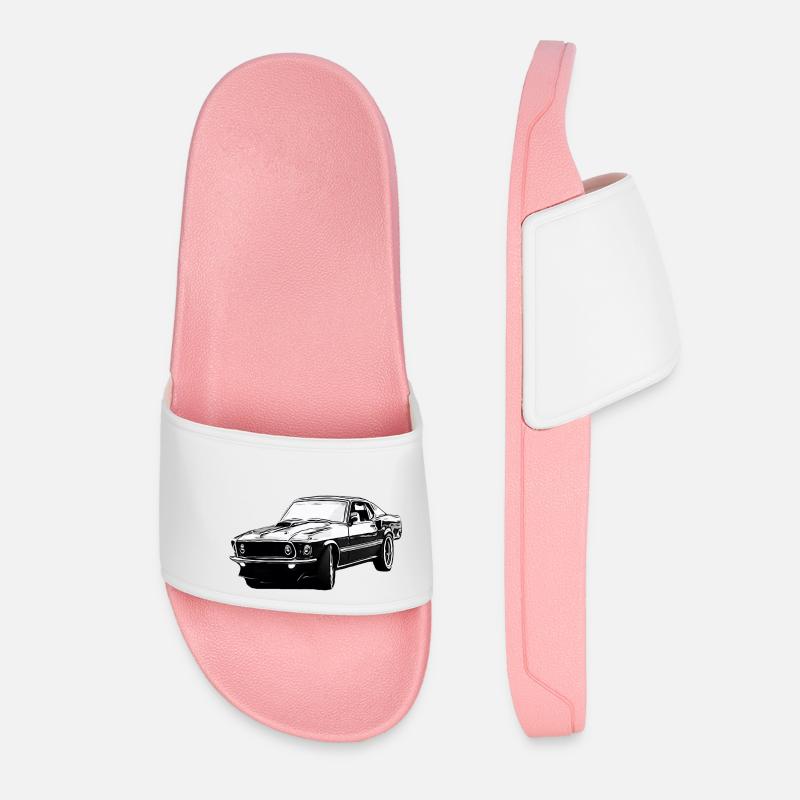 Car - Women’s Pool Sliders - light pink
