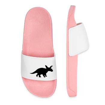 dinosaur - Women’s Pool Sliders - light pink - Front