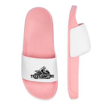 MOTORCYCLE THERAPY BIKER BIKE - Women’s Pool Sliders - light pink - Front