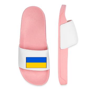 Ukraine - Women’s Pool Sliders - light pink - Front