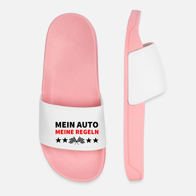 Auto - Frauen Badelatschen - Hellrosa