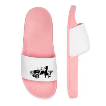 Voiture - Claquettes Femme - rose clair - Devant