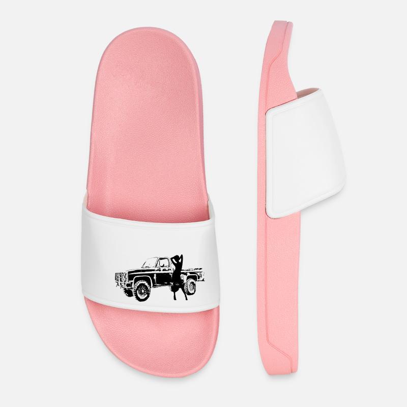 Car - Women’s Pool Sliders - light pink
