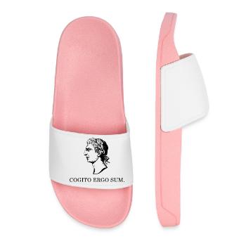 so i think i'm latin - Women’s Pool Sliders - light pink - Front