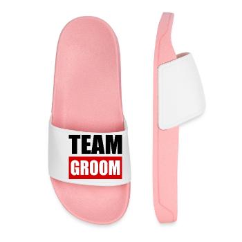 Team groom - Frauen Badelatschen - Hellrosa - Vorne