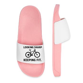 Vélo Trekking Vélo Cyclisme Design - Claquettes Femme - rose clair - Devant