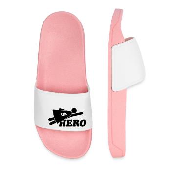 Super Hero Man - Claquettes Femme - rose clair - Devant