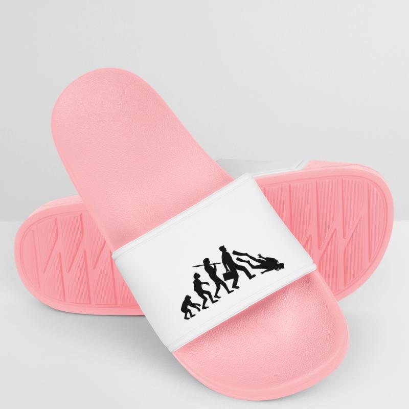 evolution diver sport fun development funny v Women’s Pool Sliders