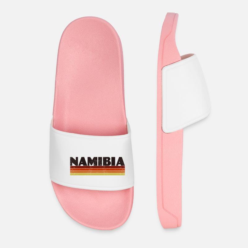 Namibia Vintage - Frauen Badelatschen - Hellrosa