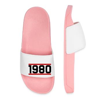 Old school 1980 - Claquettes Femme - rose clair - Devant