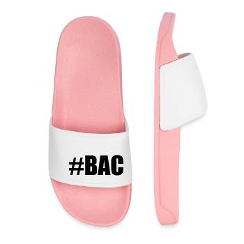 BAC. BACCALAUREAT. BREVET. DNB. EXAMEN. BRAVO - Claquettes Femme - rose clair - Devant