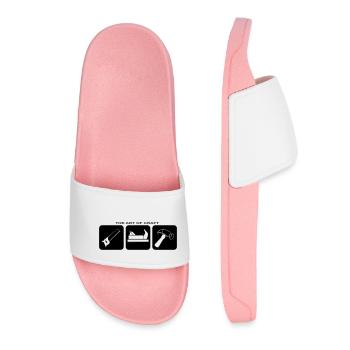 Craftsman Tool Hammer Craft Screwdriver - Women’s Pool Sliders - light pink - Front