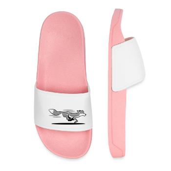 Running Fox Racing Stripes - Claquettes Femme - rose clair - Devant