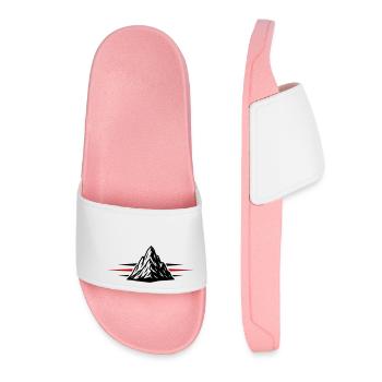 Icône de la montagne - Claquettes Femme - rose clair - Devant