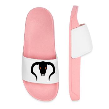 Skull of a bull - Women’s Pool Sliders - light pink - Front
