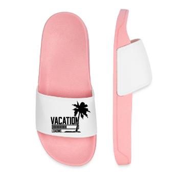 vacances paume mer plage vacances chargement ladebalk - Claquettes Femme - rose clair - Devant