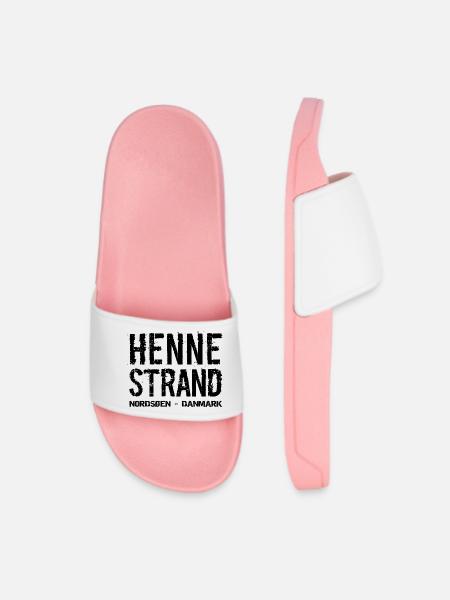 Henne Strand, Westjütland, Dänemark, Nordsee - Frauen Badelatschen - Hellrosa