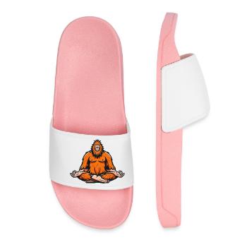 Méditation de Bigfoot : Zen dans la nature - Claquettes Femme - rose clair - Devant