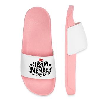 Team Member - Women’s Pool Sliders - light pink - Front