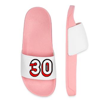 30 YEARS. 30. 30th ANNIVERSARY. 30 YEARS ANNIVERSARY - Women’s Pool Sliders - light pink - Front