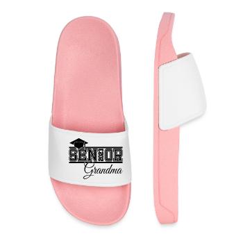Senior 2023 Grand-mère fière grand-mère de diplômé - Claquettes Femme - rose clair - Devant