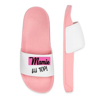MAMIE. FÊTE DES MÈRES - Claquettes Femme - rose clair - Devant